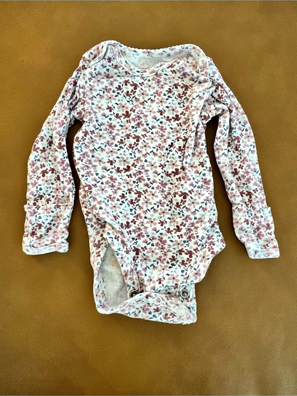Newbie Long Sleeve Floral Bodysuit